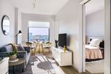 Studio apartment at The Bon Apartments in Boston